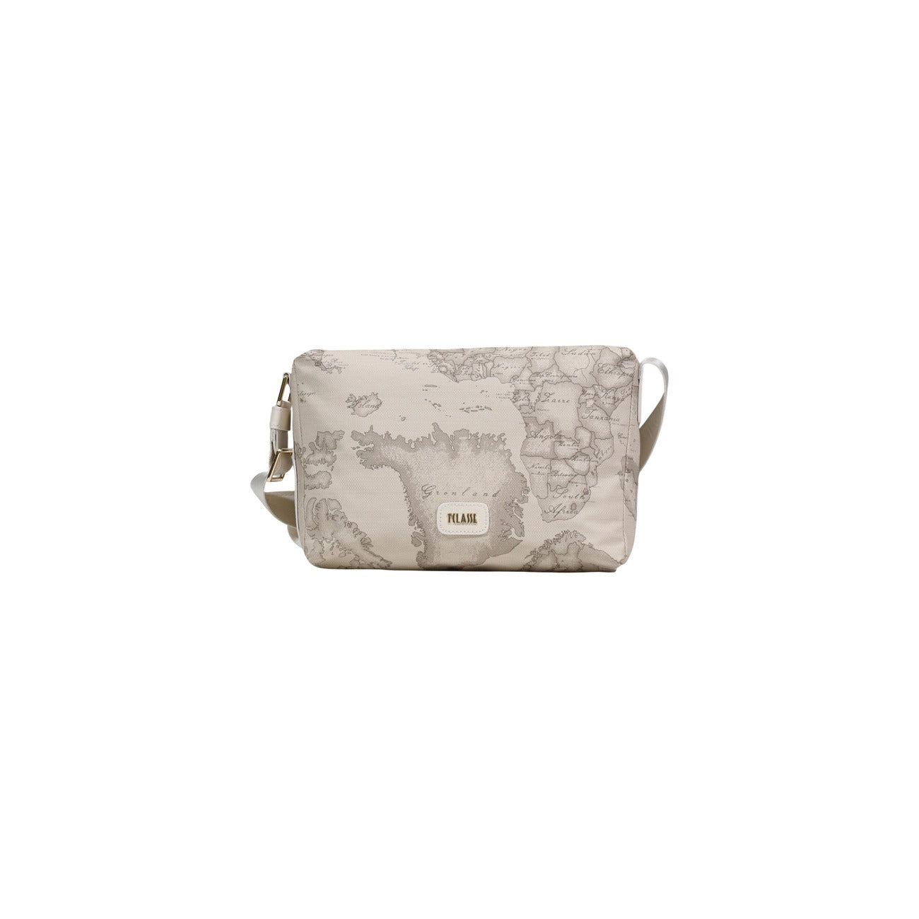 Borsa Alviero Martini Geo Classic; tracolla regolabile, design compatto, placchetta logo. L'accessorio "signature" per uno stile raffinato in ogni occasione. Vista frontale 