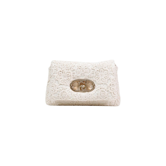 Borsa Liu Jo M CROSSBODY donna panna con tracolla bottoni automatici tasca interna 100% poliestere - vista frontale
