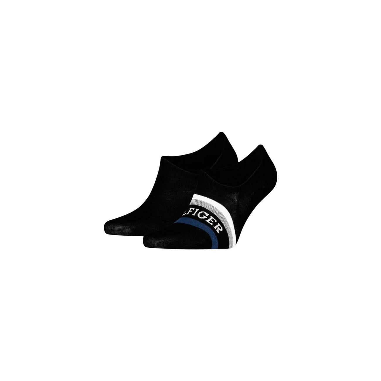 Pack 2 Paia Fantasmini Tommy Hilfiger; Nero. 65% Cotone, 33% Poliammide, 2% Elastan. Punta e retro rinforzati, cuciture piatte, traspiranti. Stile casual premium.