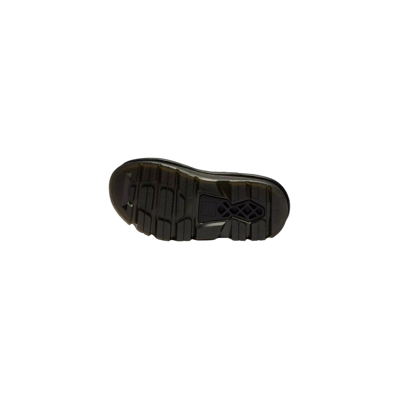 Dr. Martens Zebzag Sandal; Sepia Brown. 100% Pelle Tumbled Nubuck WP. Suola ibrida ammortizzata, cinturino regolabile, resistente all'acqua. Stile casual premium. Vista suola 