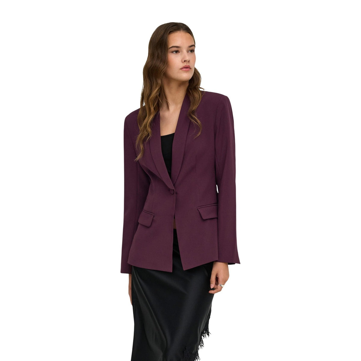 Blazer elegante donna ONLY ONLASTRID – Giacca monopetto slim fit a un bottone 15376791.
