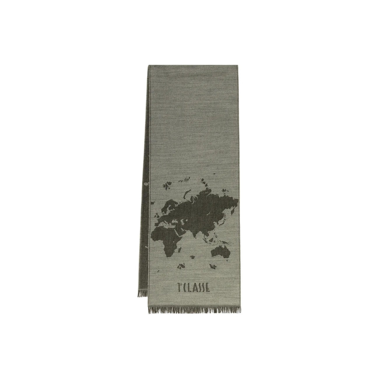 Alviero Martini Prima Classe Sciarpa Donna Grigia con Stampa - Sciarpa Invernale 180x33cm