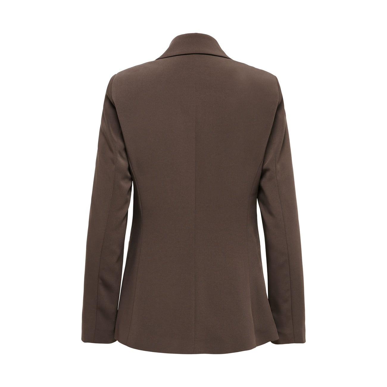 Giacca Only donna marrone con bottoni scollo a V profondo - vista posteriore retro