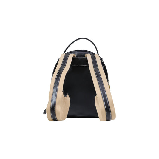 Zaino Love Moschino donna nero con cerniera tasche interne esterne 26x28x17 cm - vista posteriore 