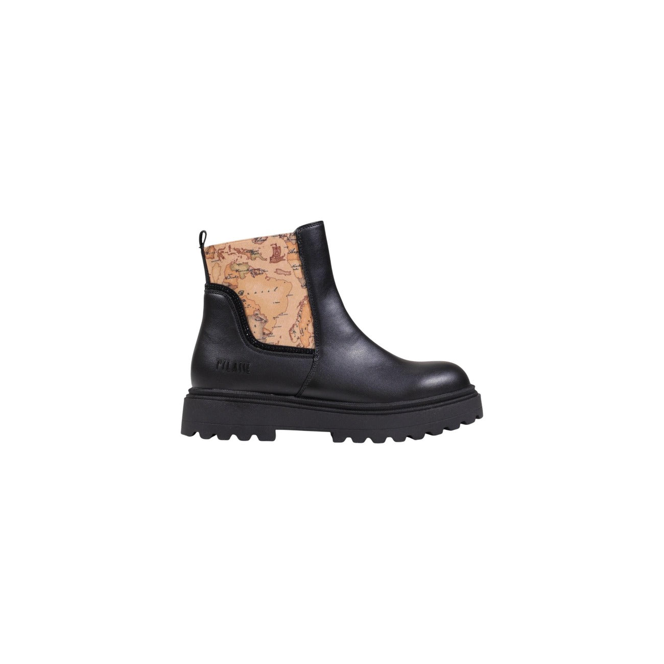 Alviero Martini Prima Classe Stivali Donna Neri con Stampa - Stivaletti Autunno Inverno