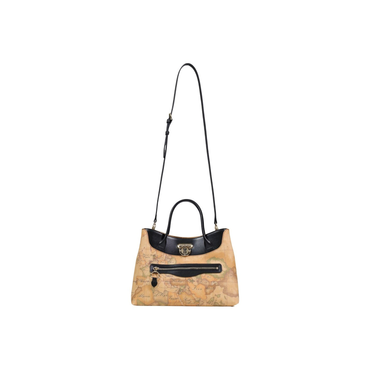Alviero Martini Prima Classe Borsa Donna Beige Mano Tracolla Tasche Interne Esterne Pelle Cotone Autunno Inverno LM LE20 G620