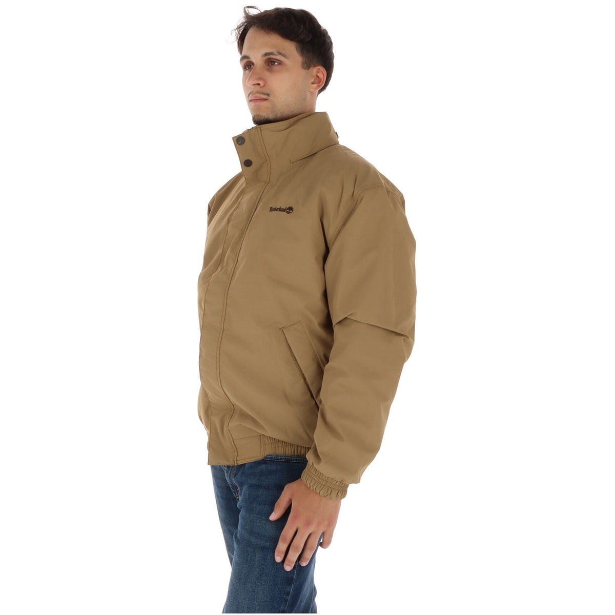 Giubbotto bomber beige uomo Timberland – Bomber impermeabile e antivento TBC0YH78.
