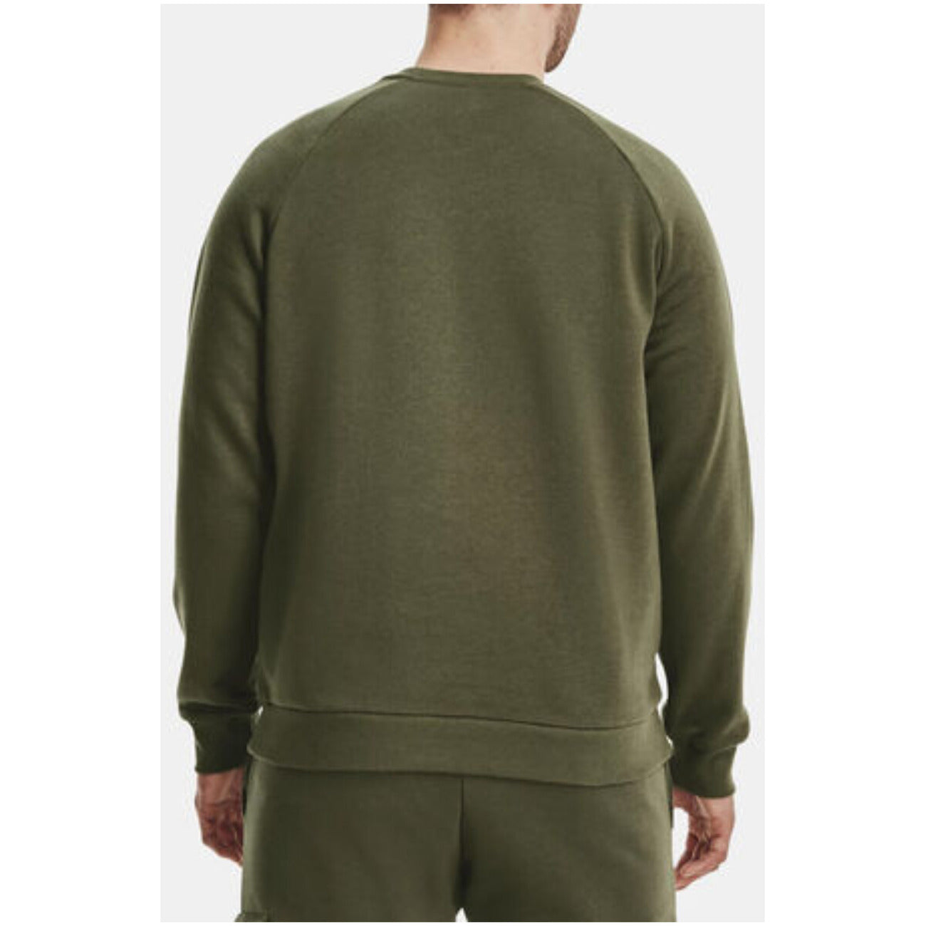 Under Armour Felpa Uomo Verde Maniche Lunghe Scollo Tondo Cotone 80% Poliestere 20% 1379755