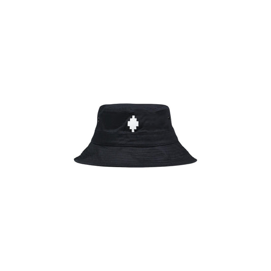 County of Milan Bucket Hat; 100% cotone, ricamo a contrasto, traspirante, design urbano. L'icona dello streetwear per le tue giornate all'aperto. Colore nero 