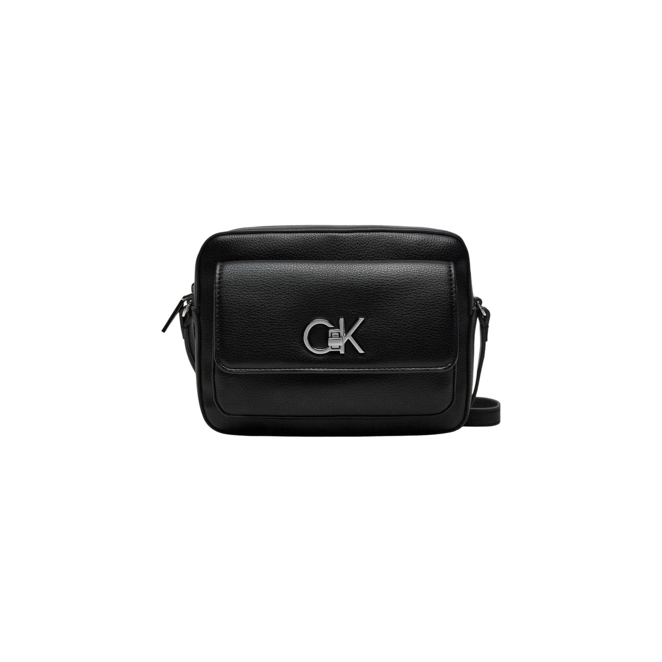 Calvin Klein Women's Gray Zip-Up Bag - Internal and External Pockets