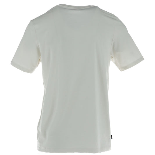 T-shirt uomo Timberland SHORT SLEEVE bianca in cotone a maniche corte primavera estate - vista posteriore
