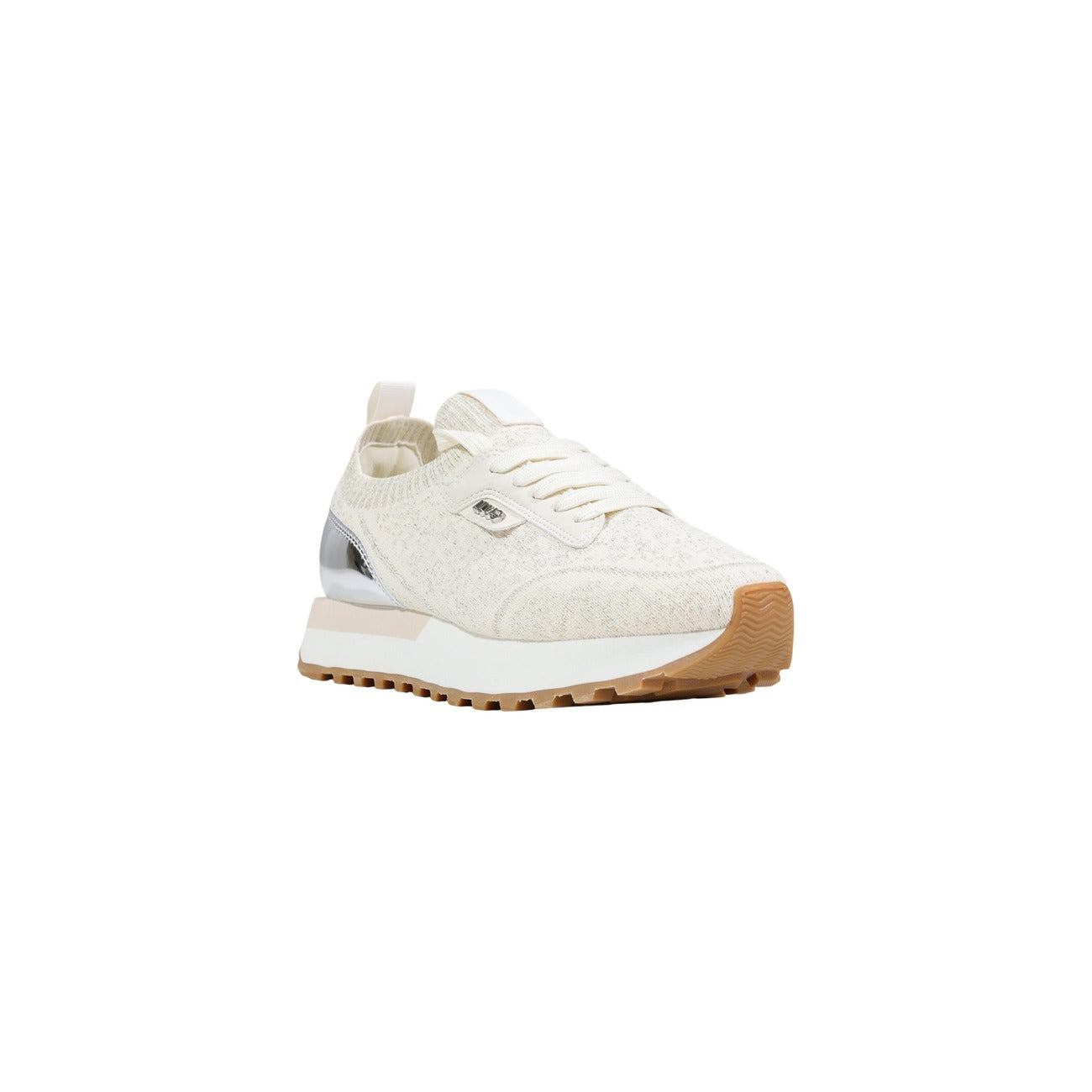 Liu Jo Sneakers EVELYN 916 avorio con lacci Donna - vista frontale