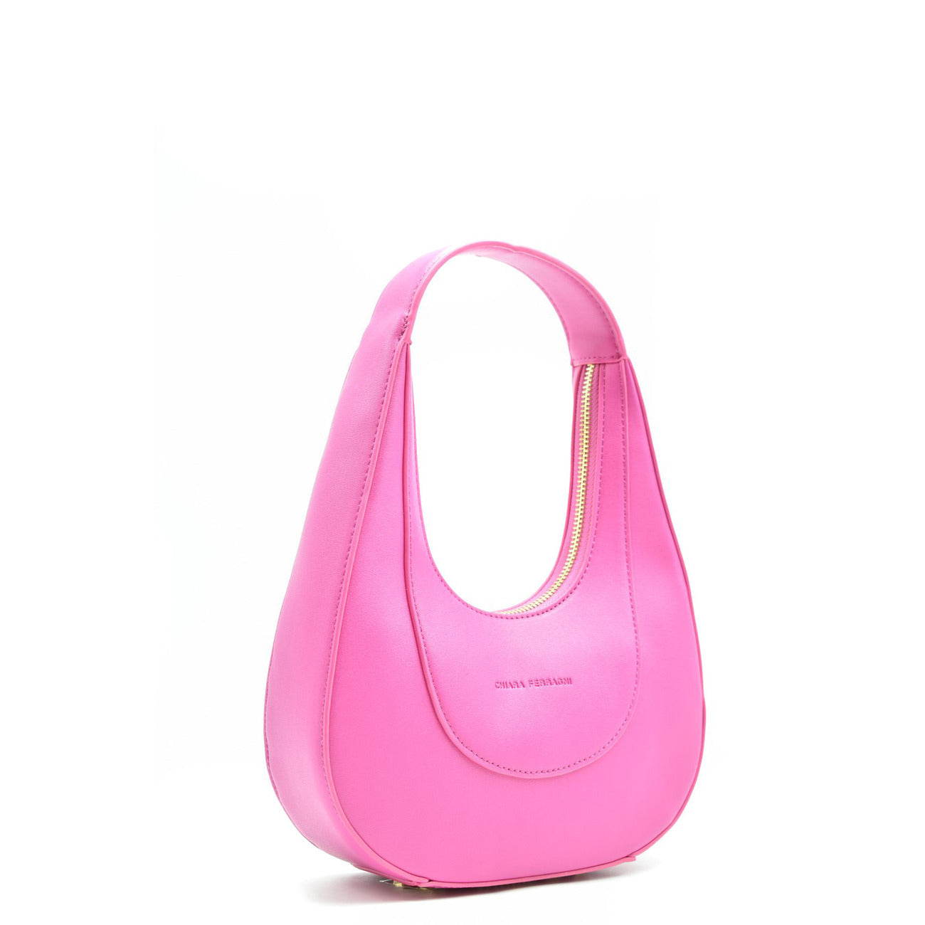 Chiara Ferragni Women's Pink Handbag - Zippered Bag with Internal Pockets