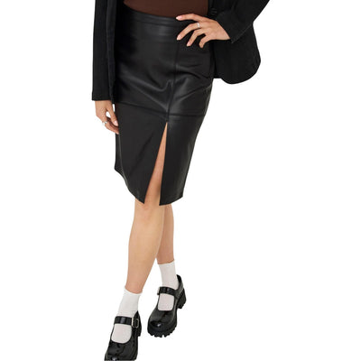 Only Gonna Donna Nera con Cerniera - Gonna Poliestere