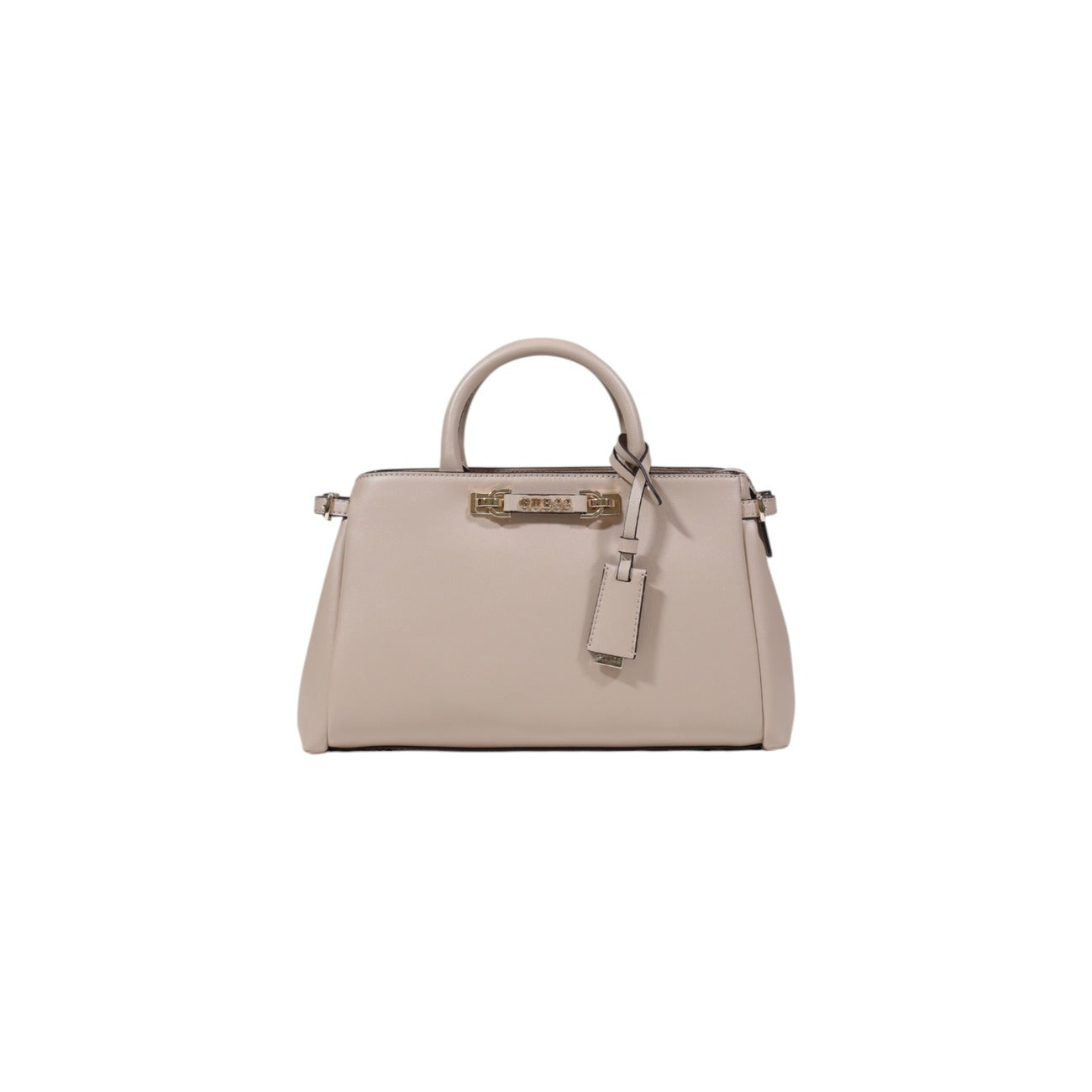 Guess Borsa Donna Beige in Poliuretano 100% a Mano con Tracolla Cerniera Tasche Interne 17x32x13 cm HWBG96 44060