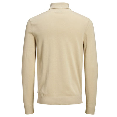 Jack & Jones Maglia Uomo Beige Collo Alto Manica Lunga Autunno Inverno 12157417
