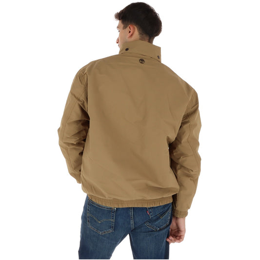 Giubbotto bomber beige uomo Timberland – Bomber impermeabile e antivento TBC0YH78.