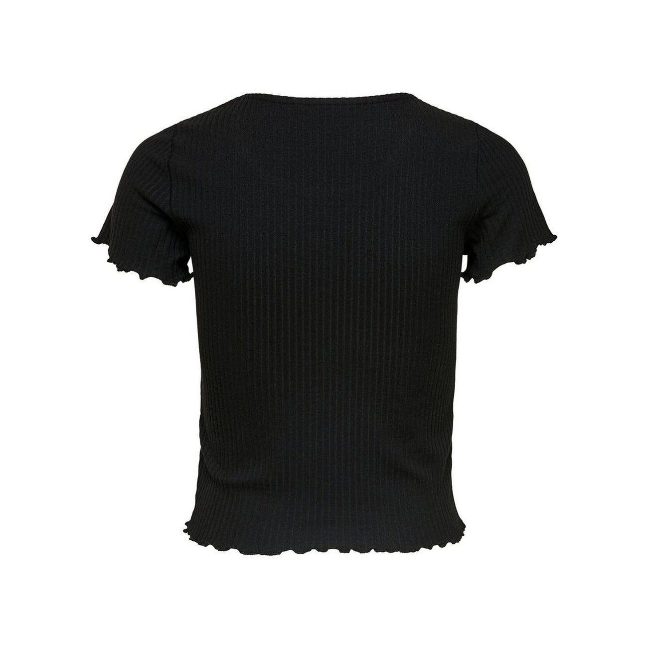 Only T-Shirt Donna Nera Manica Corta Scollo Tondo 63% Poliestere 32% Viscosa 5% Elastan Primavera/Estate 15201206