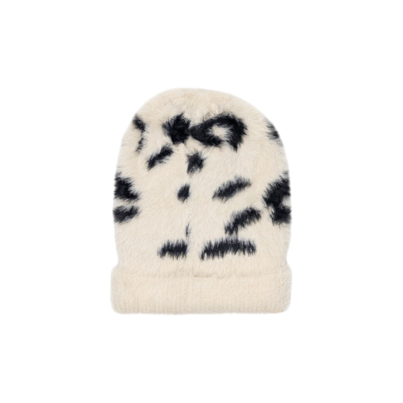 Only Cappello Donna Beige Leopardato - Cappello Poliestere Autunno Inverno