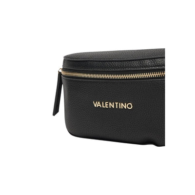 Valentino Bags Borsa Donna Nera a Tracolla - Borsa con Cerniera e Tasca Interna 22x12x9cm