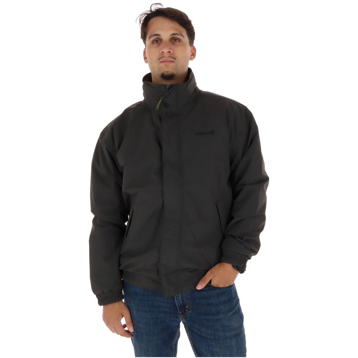 Giubbotto bomber nero uomo Timberland – Bomber impermeabile e antivento TBC0YH78.