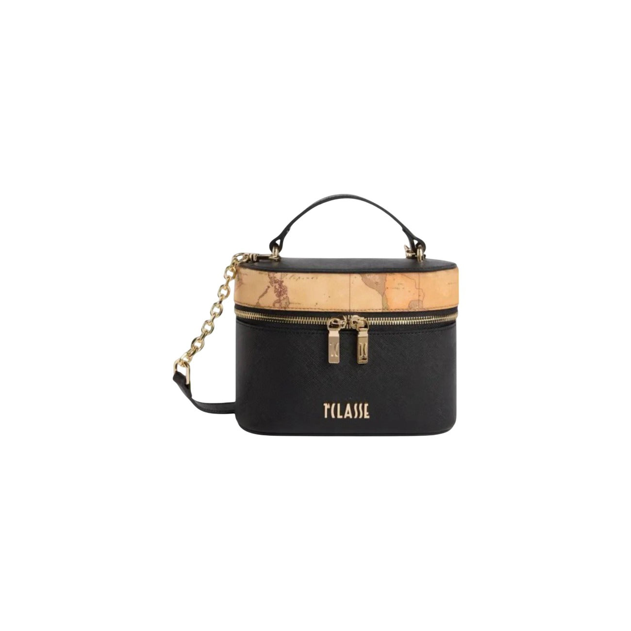 Alviero Martini Prima Classe Treasure Bag tracollina vanity Nera Donna