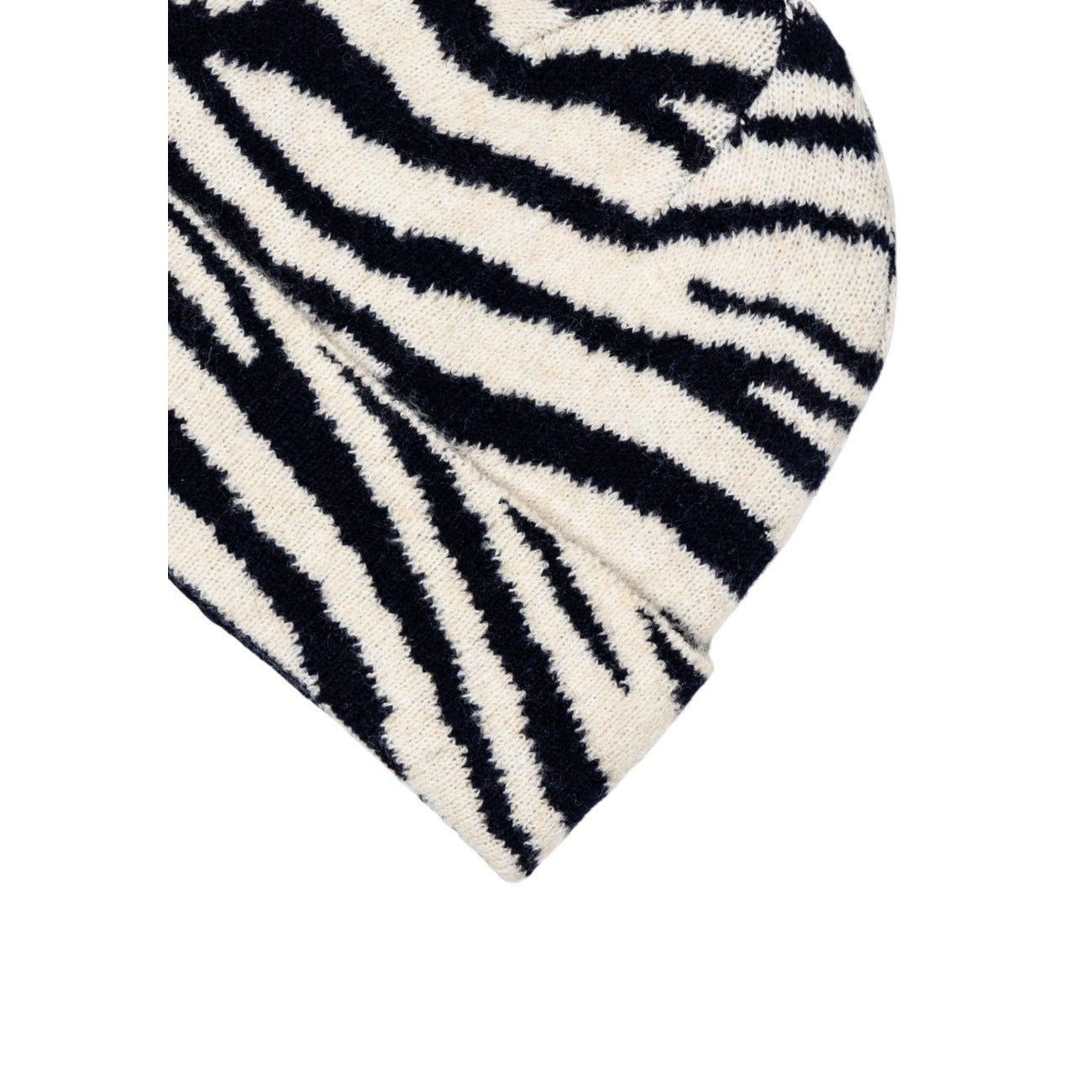 Pieces Cappello Donna Blu a Righe - Cappello Poliestere Acrilico Elastan