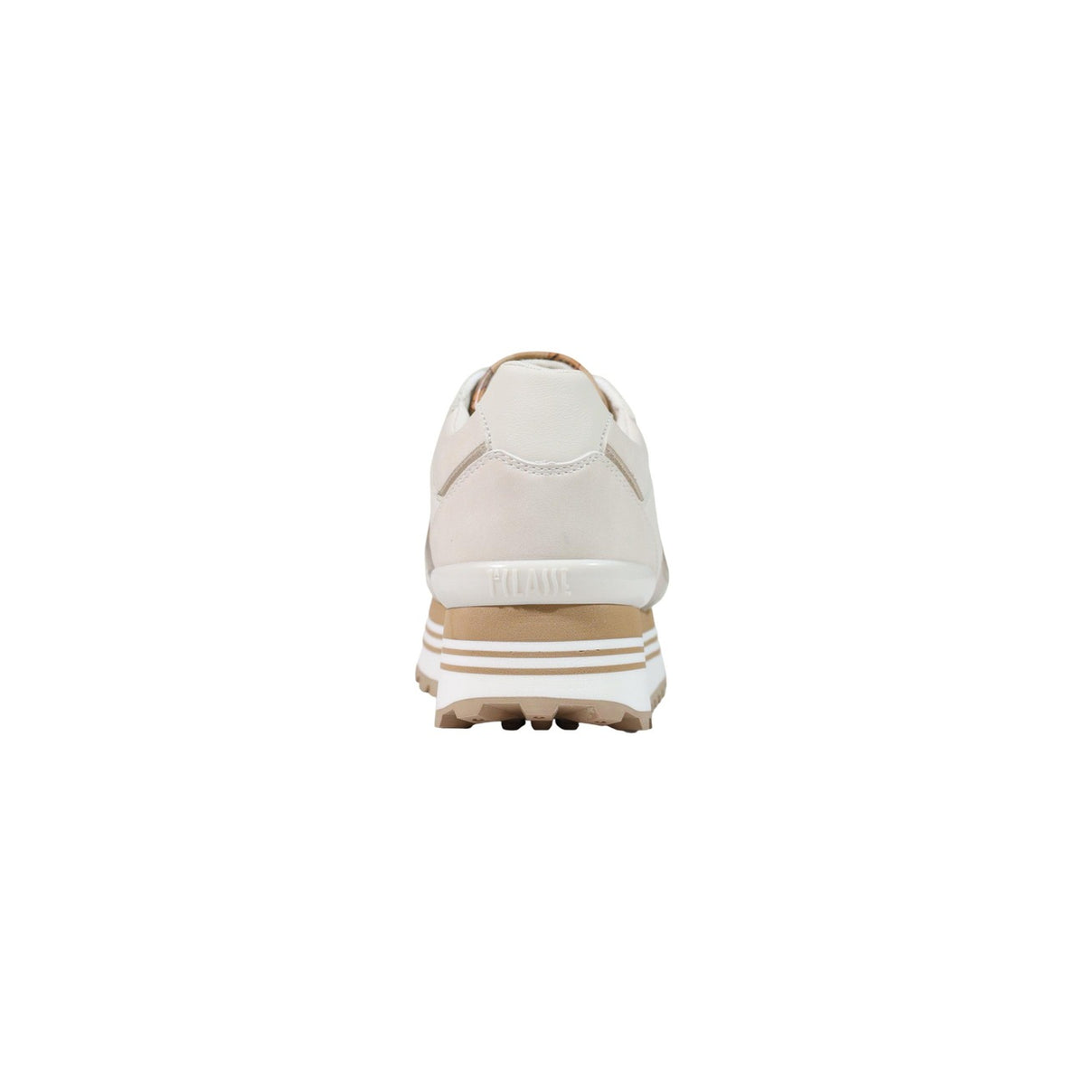 Sneakers bianche donna Alviero Martini Prima Classe – Scarpe platform con inserti Geo Classic N 2561 0289.
