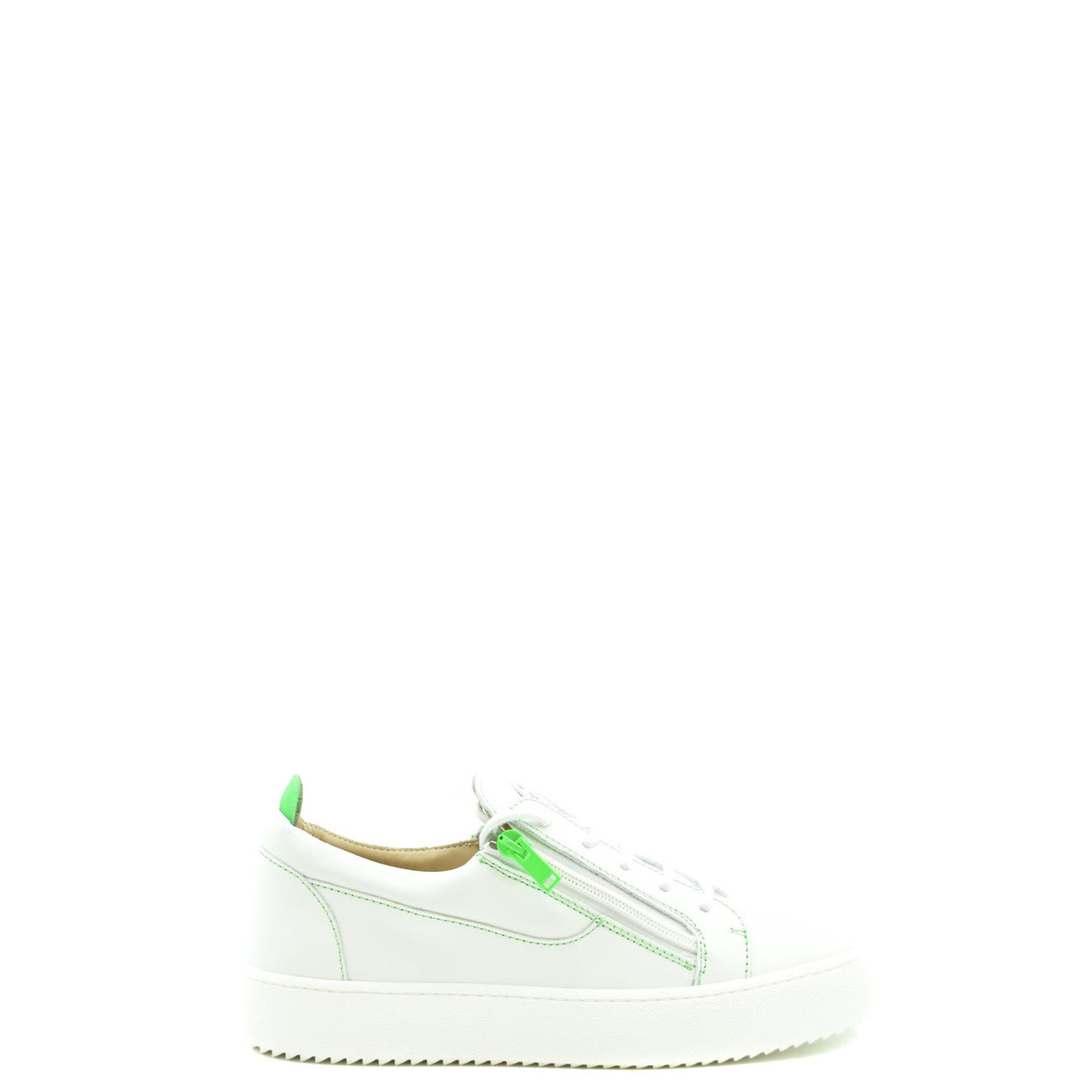 Giuseppe Zanotti Sneakers Uomo Bianche V_25114 - Scarpe Pelle 100% Zip