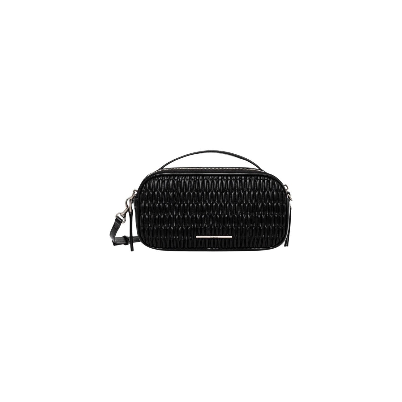 Calvin Klein Borsa Donna Nero Mano Tracolla Cerniera Tasca Interna Poliuretano 100% Autunno Inverno LV04K3184G