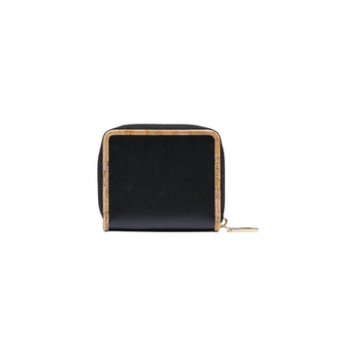 Alviero Martini Prima Classe Portafoglio Donna Nero con Cerniera Tasche Interne - Portafoglio Pelle 13x11x2cm