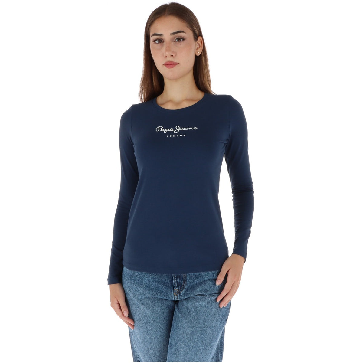 Pepe Jeans T-Shirt Slim Fit Manica Lunga Donna PL505203
