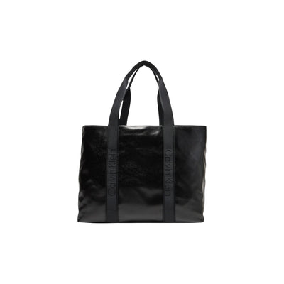 Calvin Klein Borsa Donna Nero Mano Tasca Interna Poliestere 100% Autunno Inverno LV04F3211G
