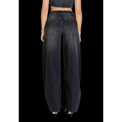 Colcci Jeans Donna Neri con Zip e Bottone Tasche Anteriori e Posteriori - Jeans Cotone