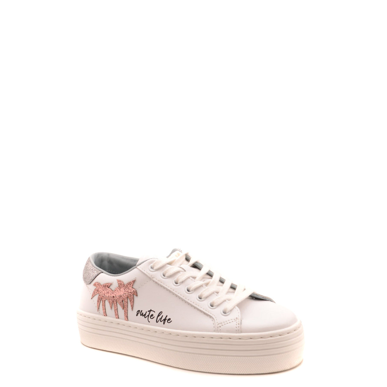 Sneakers Donna Chiara Ferragni Bianche con Plateau - Italian Fashion Icon