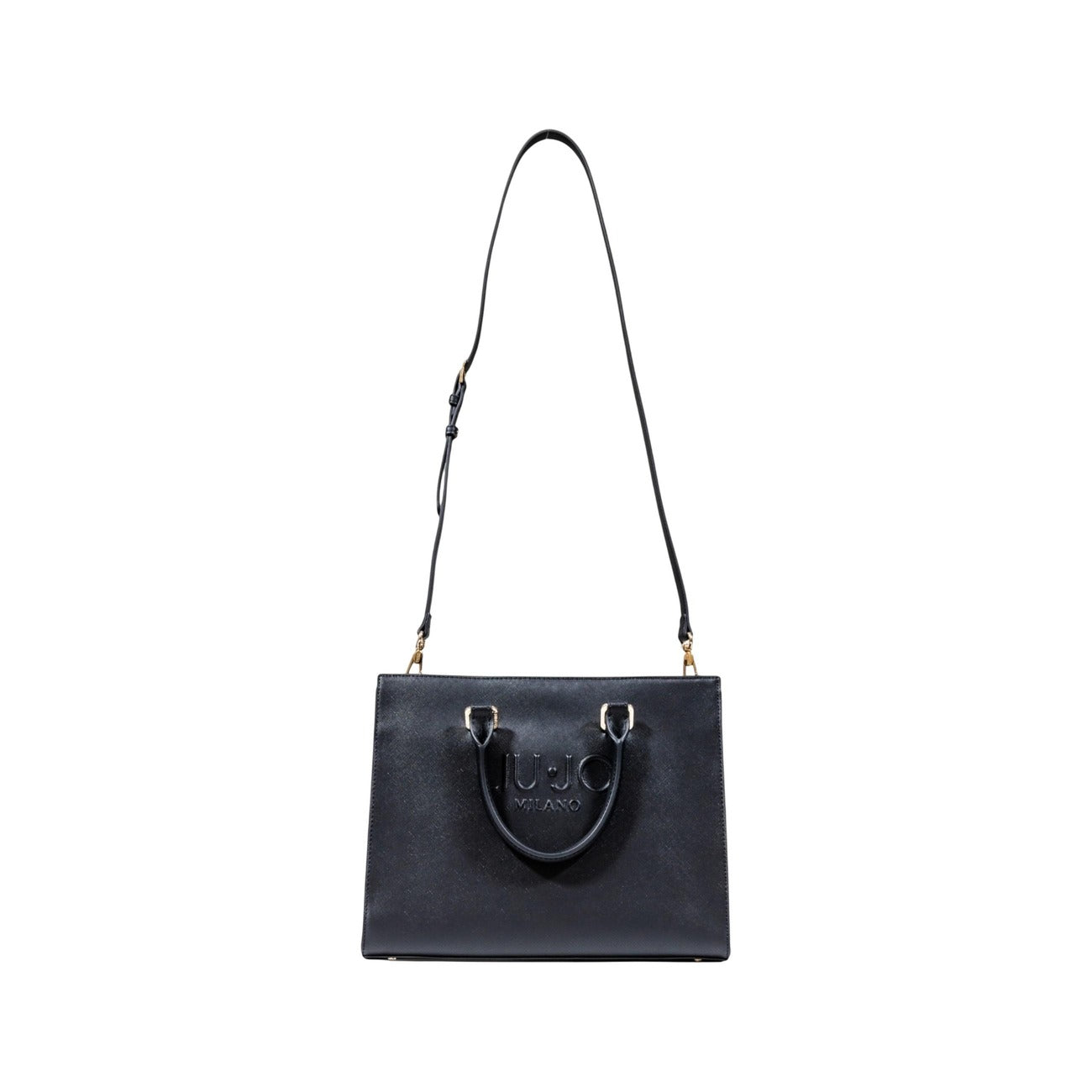 Liu Jo Borsa Donna Nero Mano Tracolla Cerniera Tasche Interne Poliuretano 100% 32x25x16 cm AF5149 E0087