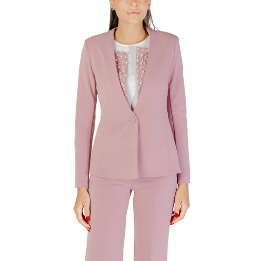 Rinascimento Giacca Donna Rosa Bottone Maniche Lunghe Strass 96% Poliestere 4% Elastan Autunno/Inverno CFC0125518