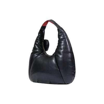 Love Moschino Borsa Donna Nera a Mano con Cerniera - Borsa Poliuretano 20x30x15cm