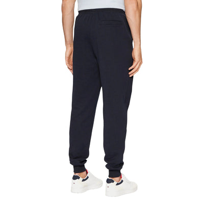 Tommy Hilfiger Pantaloni Sportivi Uomo Blu con Lacci - Pantalone Cotone Tasche Anteriori