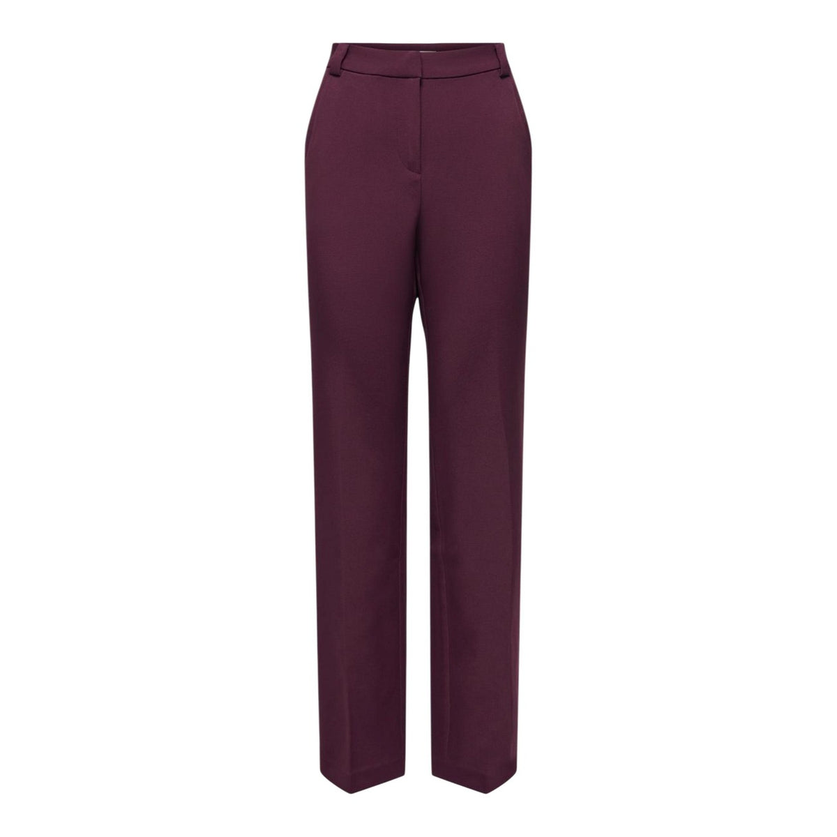 Pantaloni svasati donna Only viola – Pantaloni a zampa vita alta winetasting 15376978.