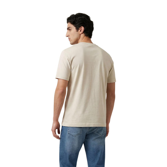 T-shirt relaxed fit Antony Morato in puro cotone con logo stampato sul davanti, design moderno e vestibilità comoda. Vista posteriore 