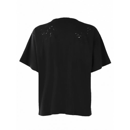 Dsquared T-Shirt Uomo Nera Stampa Manica Corta Scollo Tondo 88% Cotone 12% Viscosa Primavera/Estate B_43948