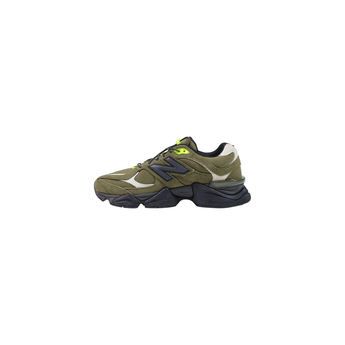 Sneakers uomo New Balance 9060 Dark Olivine – Scarpe da ginnastica verde oliva camoscio U90602M3.