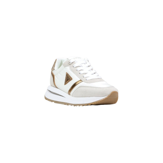 Sneakers Guess donna beige con lacci - vista frontale
