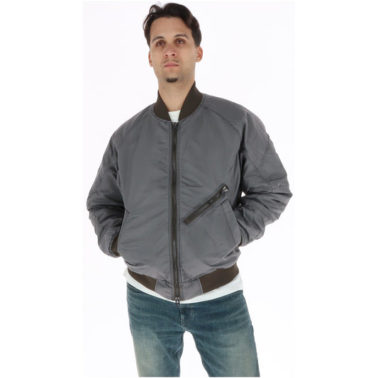 Bomber grigio uomo G-Star – Giubbotto leggero imbottito GA-1 D28332-D192.