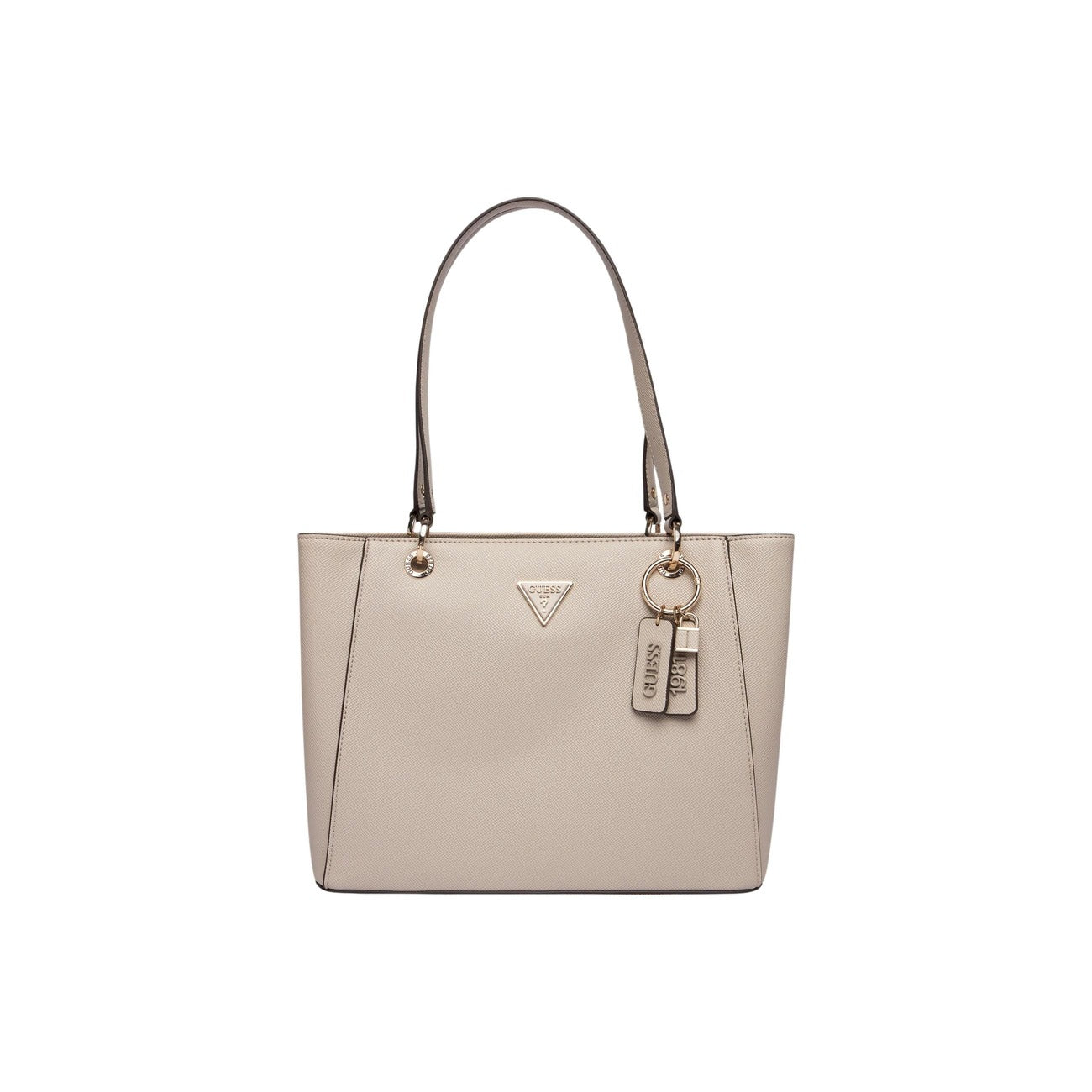 Guess Borsa Donna Nera in Poliuretano 100% a Mano con Cerniera Tasche Interne 25x30x9 cm HWZG96 72250