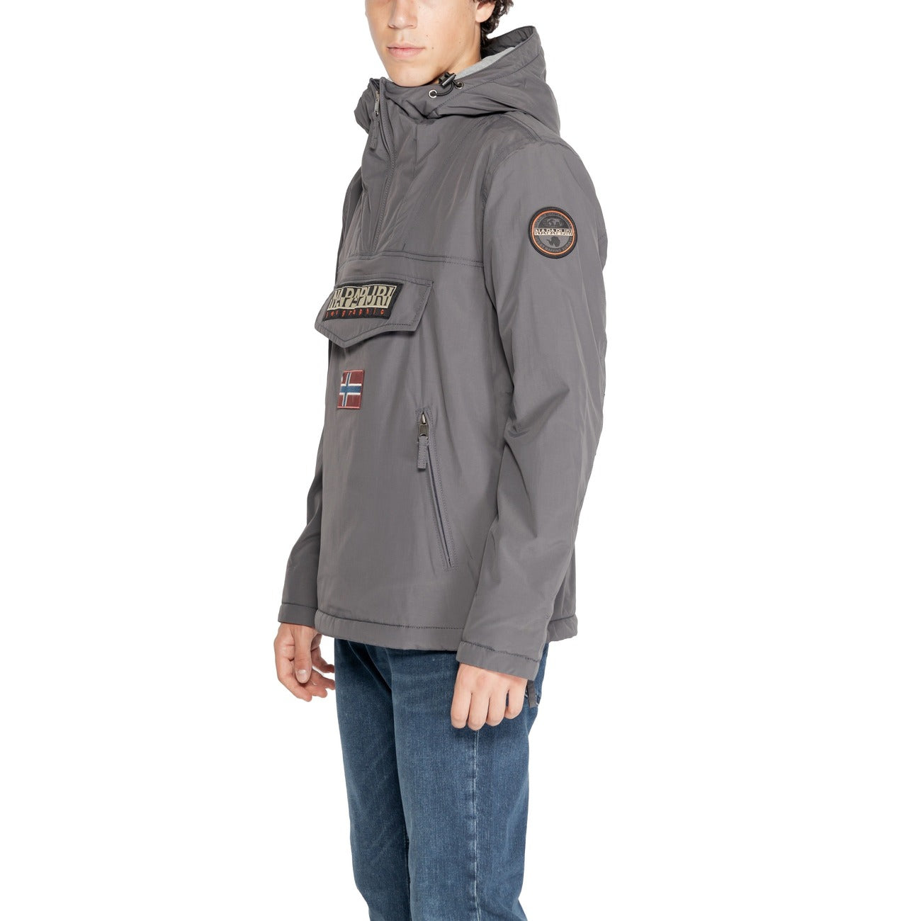 Napapijri Giacca Anorak Rainforest Uomo Grigia NP0A4GMD