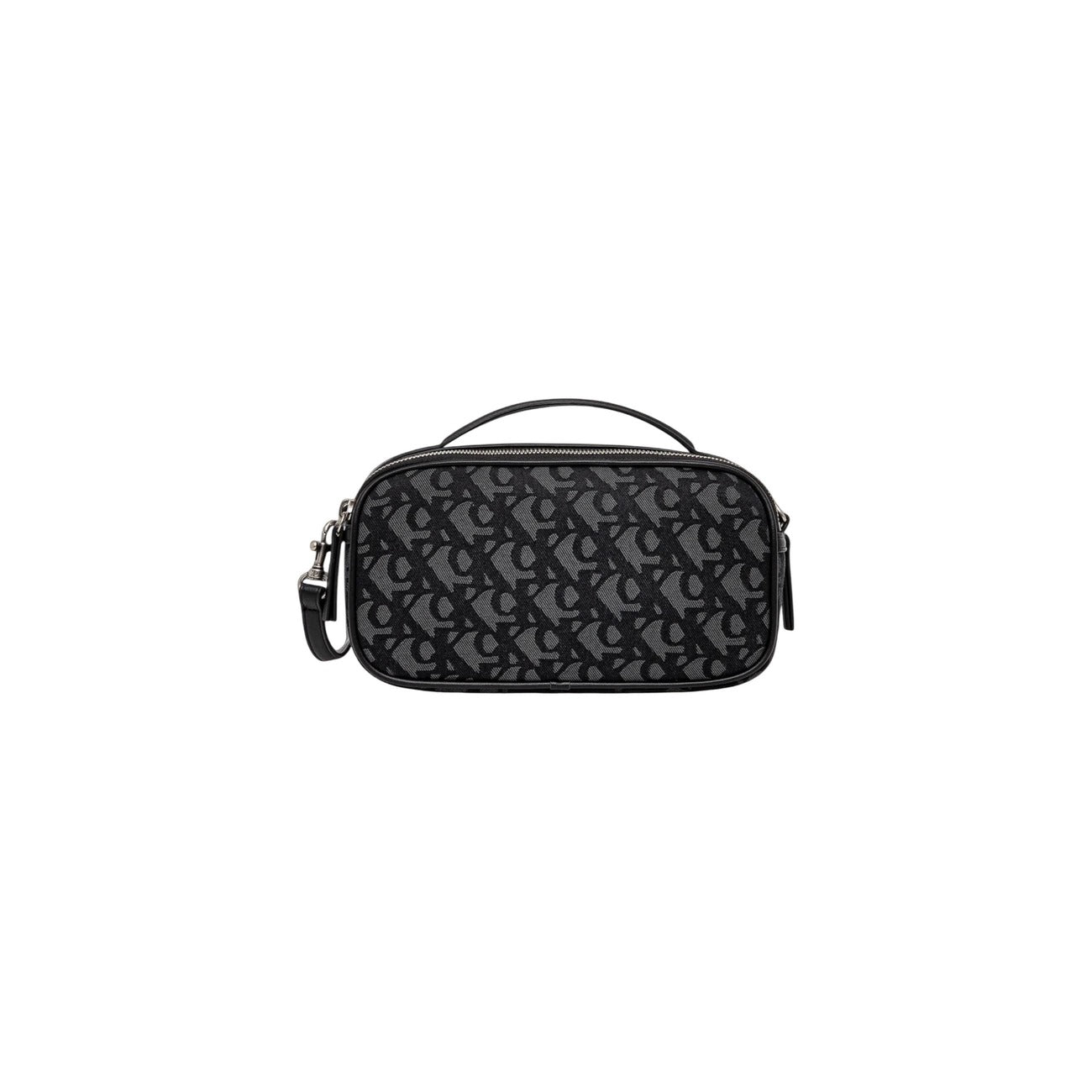 Calvin Klein Borsa Donna Nero Stampa Mano Tracolla Cerniera Tasca Interna Autunno Inverno LV04K3185G