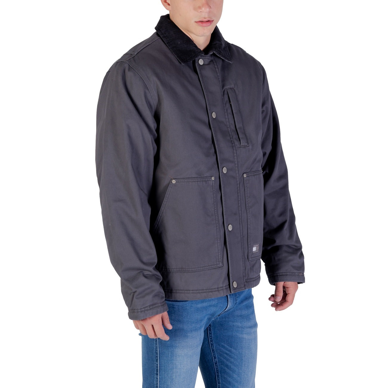 Tommy Hilfiger Jeans Men's Black Button-Up Jacket DM0DM22047