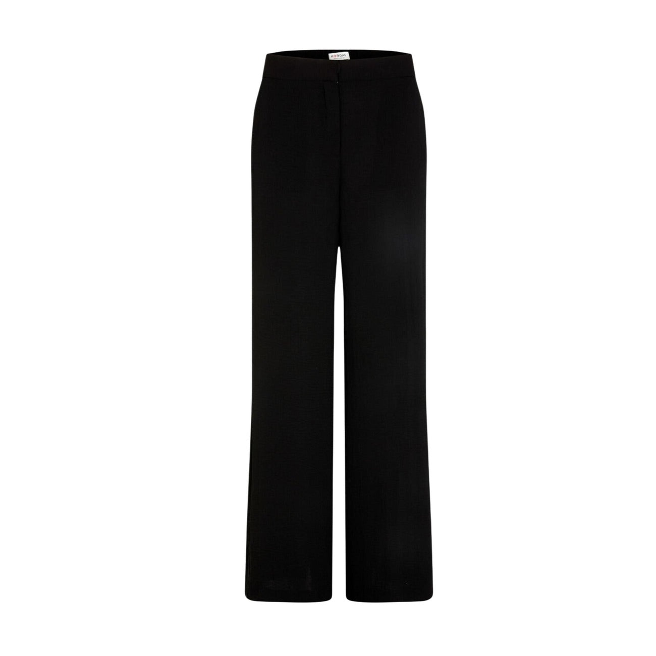 Pantaloni Palazzo Morgan De Toi Panou; 100% poliestere, vita alta, tasche laterali. Taglio ampio e fluido, tessuto leggero antipiega. Stile sofisticato, ideale per outfit formali e cerimonie. Vista frontale stesa 
